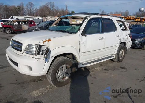 2001 Toyota Sequoia Limited V8 from USA, damaged, VIN 5TDZT38AX1S047323
